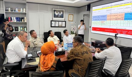 Wakil Bupati Asahan, Rianto memimpin rombongan Pemerintah Kabupaten Asahan menghadiri rapat koordinasi [rakor]  bersama jajaran Kementerian Sosial Republik Indonesia di Jakarta, Rabu 13 Mei 2026.