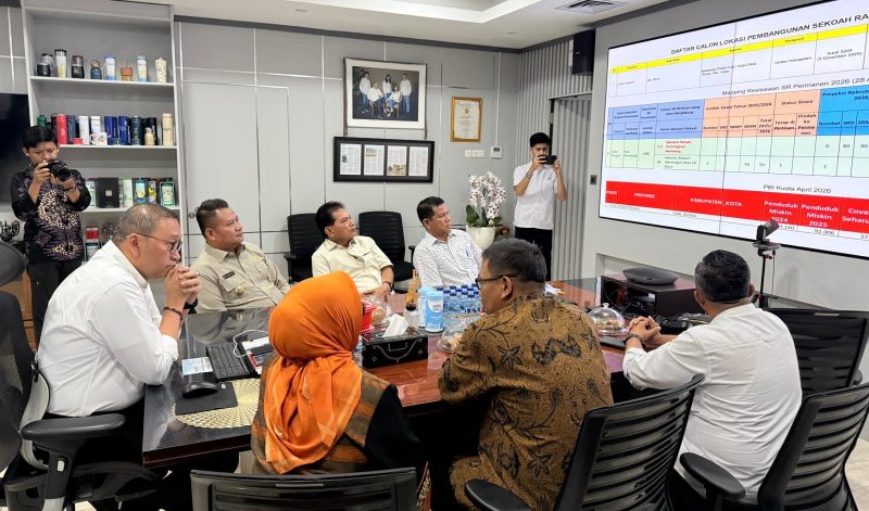 Wakil Bupati Asahan, Rianto memimpin rombongan Pemerintah Kabupaten Asahan menghadiri rapat koordinasi [rakor]  bersama jajaran Kementerian Sosial Republik Indonesia di Jakarta, Rabu 13 Mei 2026.