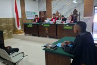 Majelis Hakim Pengadilan Negeri [PN] Prabumulih memutuskan melanjutkan perkara dugaan tindak pidana perbuatan curang da penggelapan dengan terdakwa H Eddy Rianto SH MH ke tahap pemeriksaan pokok perkara.