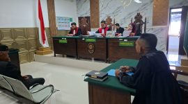 Majelis Hakim Pengadilan Negeri [PN] Prabumulih memutuskan melanjutkan perkara dugaan tindak pidana perbuatan curang da penggelapan dengan terdakwa H Eddy Rianto SH MH ke tahap pemeriksaan pokok perkara.