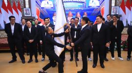 Gubernur Sumatera Selatan Dr H Herman Deru bersama Wakil Gubernur Sumsel H Cik Ujang menghadiri pelantikan Pengurus Daerah Persatuan Seniman Komedi Indonesia [PaSKI] Sumsel dan Koordinator Wilayah [Korwil] PaSKI se-Sumsel periode 2026–2030 di Griya Agung, Kamis 14 Mei 2026, sore.