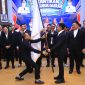 Gubernur Sumatera Selatan Dr H Herman Deru bersama Wakil Gubernur Sumsel H Cik Ujang menghadiri pelantikan Pengurus Daerah Persatuan Seniman Komedi Indonesia [PaSKI] Sumsel dan Koordinator Wilayah [Korwil] PaSKI se-Sumsel periode 2026–2030 di Griya Agung, Kamis 14 Mei 2026, sore.