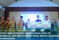 Wali Kota Prabumulih melalui Asisten I Setda Kota Prabumulih Dr Drs H Aris Priadi SH MSi menghadiri sekaligus membuka kegiatan Sultan Muda Goes to Kabupaten/Kota di Sumatera Selatan, khususnya di Kota Prabumulih.