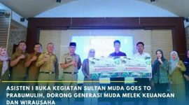 Wali Kota Prabumulih melalui Asisten I Setda Kota Prabumulih Dr Drs H Aris Priadi SH MSi menghadiri sekaligus membuka kegiatan Sultan Muda Goes to Kabupaten/Kota di Sumatera Selatan, khususnya di Kota Prabumulih.