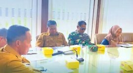 Pemerintah Kota Prabumulih bersama walikota Prabumulih menggelar Rapat Koordinasi Pengendalian Inflasi Tahun 2026, dirangkaikan dengan launching Buku Panduan dan Bahan Ajar Pendidikan Anti Korupsi di Ruang Rapat Wali Kota Prabumulih, Senin 11 Mei 2026.