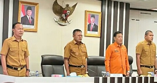 Wali Kota Prabumulih, H Arlan menghadiri sekaligus membuka resmi Rapat Sosialisasi dan Pencanangan Program Desa Cinta Statistik