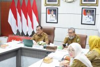 Sekretaris Daerah Provinsi Sumatera Selatan, Dr Drs H Edward Candra MH, menghadiri kegiatan Asistensi Sistem Akuntabilitas Kinerja Instansi Pemerintah [SAKIP] di Ruang Rapat Bina Praja, Selasa 26 Mei 2026.