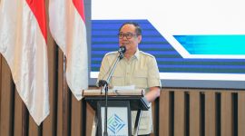 Wagub Sumsel Cik Ujang saat memberikan sambutan saat Musyawarah Provinsi [Musprov] XII INKINDO Sumsel di Hotel Aryaduta Palembang, Senin 25 Mei 2026.