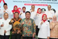 Gubernur Sumatera Selatan [Sumsel], Dr H Herman Deru, menghadiri pelantikan kepengurusan Palang Merah Indonesia [PMI] Kota Lubuk Linggau, Kota Prabumulih, Kabupaten Ogan Komering Ilir [OKI], dan Kabupaten PALI di Griya Agung Palembang, Sabtu 23 Mei 2026.
