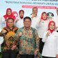 Gubernur Sumatera Selatan [Sumsel], Dr H Herman Deru, menghadiri pelantikan kepengurusan Palang Merah Indonesia [PMI] Kota Lubuk Linggau, Kota Prabumulih, Kabupaten Ogan Komering Ilir [OKI], dan Kabupaten PALI di Griya Agung Palembang, Sabtu 23 Mei 2026.