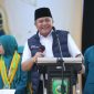 Gubernur Sumsel Dr Herman Deru saat menghadiri Haflah Milad ke-76 dan Wisuda Kelas Pondok Pesantren Raudhatul Ulum Salatiga Tahun Ajaran 2025/2026 di Gedung Olahraga dan Serbaguna Kampus A Pondok Pesantren Raudhatul Ulum Sakatiga Indralaya, Kamis 21 Mei 2026.