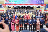 Gubernur Sumatera Selatan [Sumsel] Dr H Herman Deru menghadiri Rapat Paripurna DPRD Kabupaten Lahat dalam rangka Hari Ulang Tahun [HUT] ke-157 Kabupaten Lahat, Rabu 20 Mei 2026.