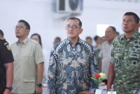 Sekretaris Daerah [Sekda] Provinsi Sumatera Selatan, Dr Drs H Edward Candra MH menghadiri peresmian operasionalisasi 1.601 Koperasi Desa/Kelurahan Merah Putih [KDMP] secara virtual dari Jalan TPH Sofyan, Gandus, Palembang, Sabtu 16 Mei 2026.