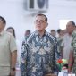 Sekretaris Daerah [Sekda] Provinsi Sumatera Selatan, Dr Drs H Edward Candra MH menghadiri peresmian operasionalisasi 1.601 Koperasi Desa/Kelurahan Merah Putih [KDMP] secara virtual dari Jalan TPH Sofyan, Gandus, Palembang, Sabtu 16 Mei 2026.
