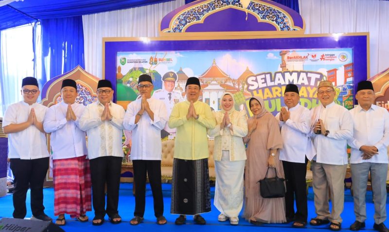 Wakil Gubernur Sumatera Selatan [Wagub Sumsel] H Cik Ujang memanfaatkan momentum Hari Raya Idul Adha 1447 Hijriah untuk mempererat tali silaturahmi dengan masyarakat melalui kegiatan open house dan halal bihalal yang digelar di Rumah Dinas Wakil Gubernur Sumsel, Rabu 27 Mei 2026, pagi.