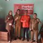 Ketua Partai Buruh EXCO Banyuasin Maxi Malian saat menerima kunjunga Plt Kepala Kesbangpol Banyuasin M Iqbal Hamidi dan jajaran.