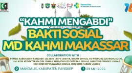 Jumat Besok, KAHMI Makassar Gelar Baksos Kesehatan di Pangkep
