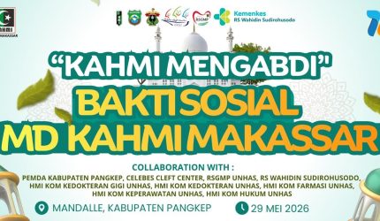 Jumat Besok, KAHMI Makassar Gelar Baksos Kesehatan di Pangkep