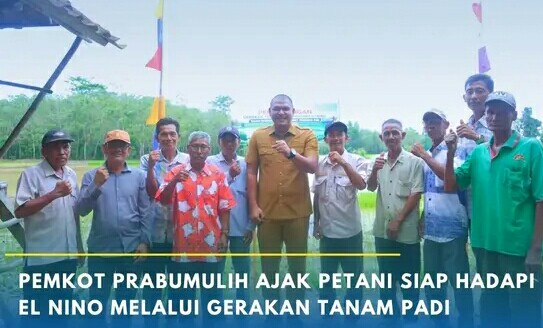 Wakil Wali Kota [Wawako] Prabumulih, Franky Nasril, menghadiri pencanangan Gerakan Tanam Padi Secara Daring Menyongsong El Nino [iklim] 2026, dilaksanakan di Kelurahan Payu Putat, Kecamatan Prabumulih Barat, Selasa 19 Mei 2026.