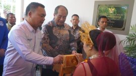 Bupati Taufik Zainal Abidin [TZA] menghadiri langsung pelantikan Pengurus Dewan Pimpinan Cabang Gerakan Angkatan Muda Kristen Indonesia [DPC GAMKI] Kabupaten Asahan periode 2026–2029
