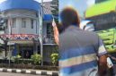Kantor Dishub Palembang dan gambar kecelakaan beruntun dpicu razia liar oknum petugas Dishub Palembang