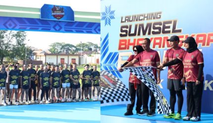 Polda Sumsel gebrak perhelatan terbesar "Sumsel Bhayangkara Run 2026" dalam peringatan rangkaian Hari Bhayangkara ke-80.