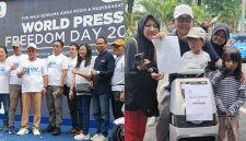SMSI Turut Meriahkan Jalan Santai Hari Kebebasan Pers Sedunia