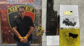 Tersangka MAP [33], pembunuh sadis seorang perempuan di Muara Enim diringkus Polisi beserta barang bukti diamankan