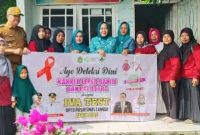 Ketua TP-PKK Prabumulih Hj Linda Apriana Arlan menghadiri kegiatan Deteksi Dini Penyakit Tidak Menular [PTM] Kanker Rahim dan Kanker Payudara yang dilaksanakan di Pustu Cambai, Kelurahan Cambai, Kecamatan Cambai, Kota Prabumulih, Senin 25 Mei 2026