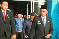 Wali Kota Prabumulih H Arlan memimpin upacara peringatan Hari Lahir Pancasila di Stadion Talang Jimar, Kota Prabumulih, Selasa 2 Juni 2026.
