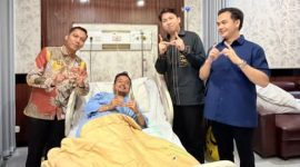 Wakil Wali Kota Palembang Prima Salam tengah menjalani perawatan dan pemulihan di RSPAD Gatot Subroto. [Foto: WiDEAZONE.com]