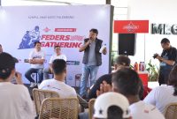 Federal Oil melanjutkan rangkaian Feders Gathering 2026 dengan menyambangi komunitas motor matic di Palembang, Sumatera Selatan, Minggu 17 Mei 2026.