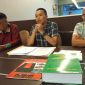 Kuasa Hukum PT Kuala Permai Albert SH didampingi Kuasa Direktur Kuala Permai Markur saat memberikan keterangan pers, Senin 15 Juni 2026