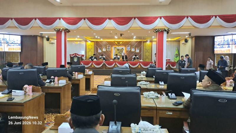 DPRD Kota Prabumulih Gelar Paripurna XXIV Masa Persidangan Ketiga 2026