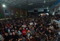 Pada laga semifinal antara Prancis melawan Spanyol yang berlangsung Rabu dini hari pukul 02.00 WIB, jumlah penonton membludak hingga mencapai sekitar 1.000 orang, jauh melebihi kapasitas Creative Hub yang hanya mampu menampung sekitar 500 penonton.