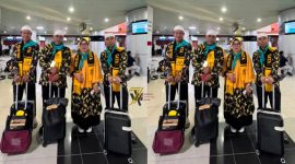 Dewan Pimpinan Wilayah Partai Kebangkitan Bangsa Sumatera Selatan [DPW PKB Sumsel] memberangkatkan tiga perwakilan keluarga deklarator PKB Sumsel dan satu Dewan Pembina DPW Perempuan Bangsa Sumsel untuk menunaikan ibadah umrah, Rabu 1 Juli 2026.
