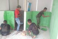 Satgas TMMD Kodim 0418/Palembang terus mempercepat penyelesaian rehabilitasi Rumah Tidak Layak Huni [RTLH] milik Ibu Sriyanti yang berlokasi di Jalan Nurdin Panji, RT 08 RW 04, Kelurahan Sukamaju, Kecamatan Sako, Kota Palembang, Rabu 5 Agustus 2026.