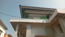 Satgas TMMD Kodim 0418/Palembang terus menggenjot penyelesaian sasaran fisik pembangunan Mushola Baitul Magfurin.