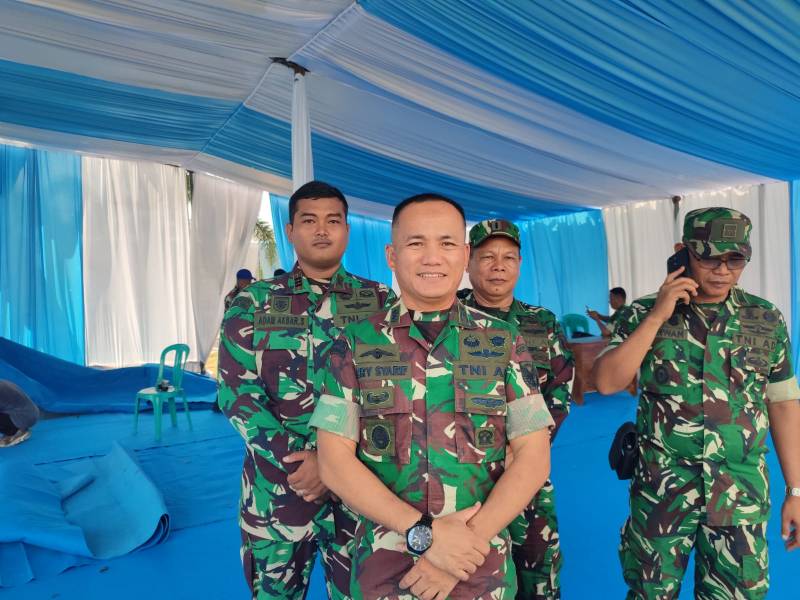 Wakil Komandan [Wadan] Satgas TMMD Letkol Inf Dery Sptriandi ST MM MHan