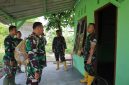 Wakil Komandan Satuan Tugas [Wadan Satgas] TMMD Kodim 0418/Palembang, Letkol Infanteri Deri Septiandi ST MM MHan turun langsung meninjau lokasi pembangunan, Kamis 6 Agustus 2026.