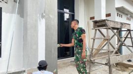 Pengecatan hingga Finishing Dikebut, Mushola TMMD Segera Siap Digunakan