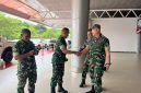Tim Pengawasan dan Evaluasi [Wasev] TNI Manunggal Membangun Desa [TMMD] ke-129 tiba di Palembang, Kamis 6 Agustus 2026, untuk mengevaluasi pelaksanaan program TMMD yang dijalankan Kodim 0418/Palembang.