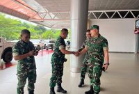 Tim Pengawasan dan Evaluasi [Wasev] TNI Manunggal Membangun Desa [TMMD] ke-129 tiba di Palembang, Kamis 6 Agustus 2026, untuk mengevaluasi pelaksanaan program TMMD yang dijalankan Kodim 0418/Palembang.