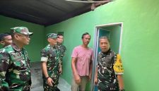 Kinerja Satgas TNI Manunggal Membangun Desa [TMMD] ke-129 Kodim 0418/Palembang mendapat apresiasi dari Ketua Tim Pengawasan dan Evaluasi [Katim Wasev] TMMD, Kolonel Inf Andi M Ali, saat meninjau progres rehabilitasi Rumah Tidak Layak Huni [RTLH] milik Karyo yang menjadi salah satu sasaran fisik program TMMD.