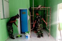 Program rehabilitasi Rumah Tidak Layak Huni [RTLH] milik Ibu Sriyanti di Jalan Merbabu, RT 08 RW 04, Kelurahan Sukamaju, Kota Palembang, kini memasuki tahap akhir.