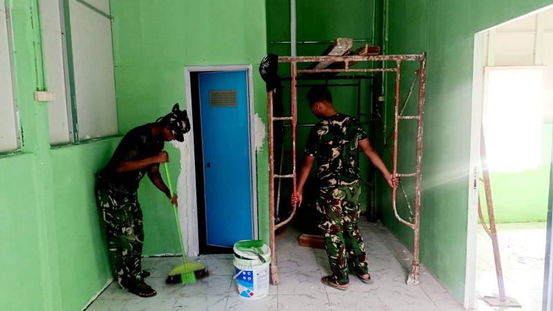 Program rehabilitasi Rumah Tidak Layak Huni [RTLH] milik Ibu Sriyanti di Jalan Merbabu, RT 08 RW 04, Kelurahan Sukamaju, Kota Palembang, kini memasuki tahap akhir.