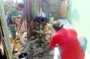 Rehabilitasi Rumah Tidak Layak Huni [RTLH] milik Ibu Sriyanti di Jalan Merbabu, RT 08 RW 04, Kelurahan Sukamaju, kini memasuki tahap akhir setelah instalasi jaringan listrik dan pemasangan amper berhasil diselesaikan.