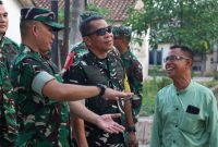 Ketua Tim Pengawasan dan Evaluasi [Wasev] TNI Manunggal Membangun Desa [TMMD] ke-129, Kolonel Inf Andi M Ali, memastikan pelaksanaan program TMMD Kodim 0418/Palembang berjalan sesuai kebutuhan masyarakat.