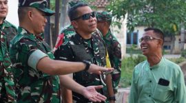 Ketua Tim Pengawasan dan Evaluasi [Wasev] TNI Manunggal Membangun Desa [TMMD] ke-129, Kolonel Inf Andi M Ali, memastikan pelaksanaan program TMMD Kodim 0418/Palembang berjalan sesuai kebutuhan masyarakat.