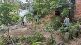 Memasuki hari ke-24 pelaksanaan, Satgas memfokuskan pemeriksaan pada pembangunan sarana air bersih di Kampung Kreatif Pelangi, RT 30 RW 07, Kelurahan Talang Betutu.